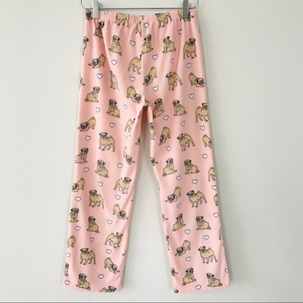 PJ Salvage Printed Flannel Pajama Set Pink L - Picture 14 of 16